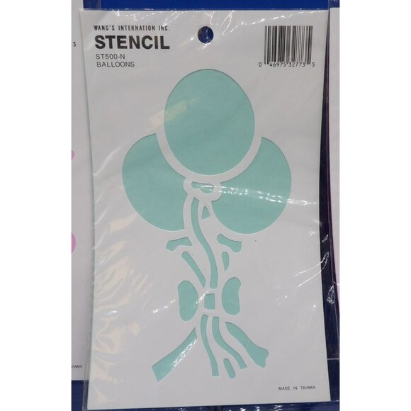 Assorted Craft Stencils Set Of 8- Includes 3 NOS Wangs International Inc. Heart - Picture 3 of 7